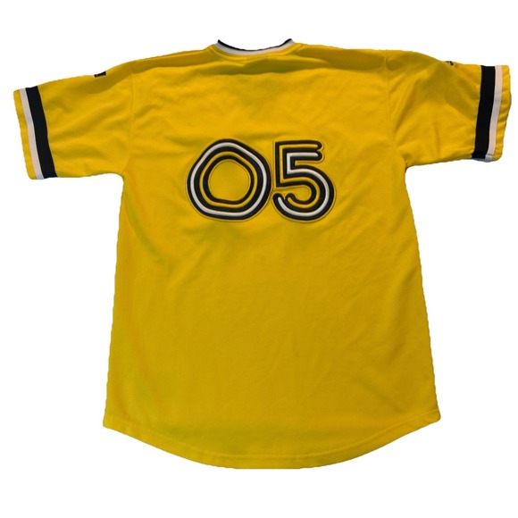 Vintage FUBU Sports Athletics 1992 Jersey 2000s Y2K Yellow L Streetwear - Picture 2 of 8